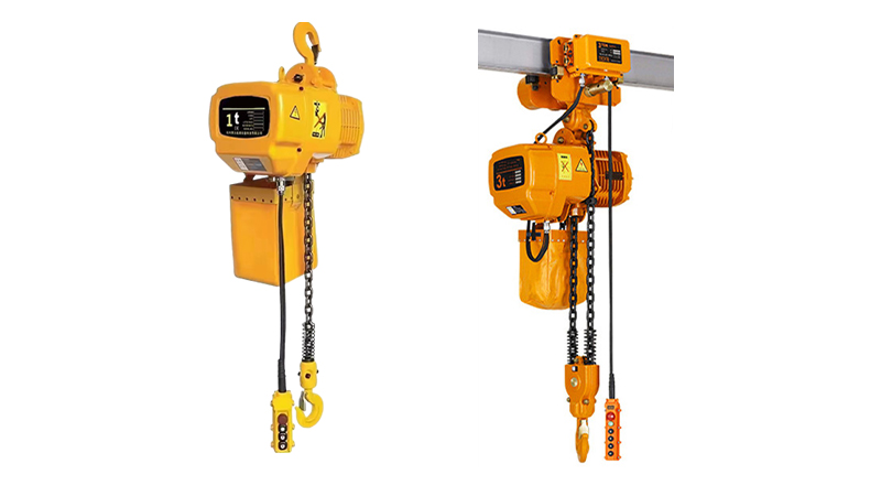 Où se produit le bruit anormal lorsque le palan électrique est en fonctionnement ?