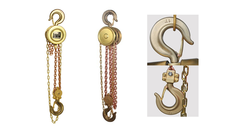 Un palan manuel antidéflagrant assure la sécurité de l'usine d'engrais